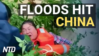 Torrential Rain, Floods Hit Southern China