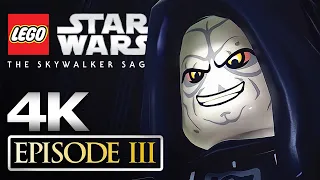 LEGO Star Wars Episode 3 REVENGE OF THE SITH All Cutscenes (Game Movie) Skywalker Saga 4K Ultra HD