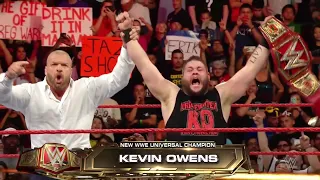 Triple H ataca y traiciona a Seth Rollins Kevin Owens Campeón Universal - WWE Raw 29/08/2016 Español