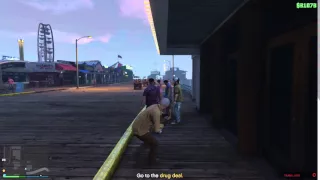 GTA 5 axe to the forehead