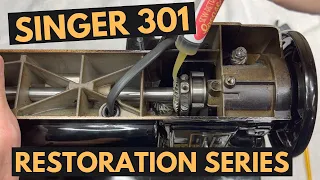 How and where to grease and oil a Singer 301: Singer Restoration Series part 25