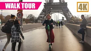 Paris Walking Tour From Trocadero To The Eiffel Tower 4K