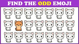 Find The Odd Emoji Quiz #04 | Can You Find The Odd One Out ? Spot The Difference ! Test Your Eyes !