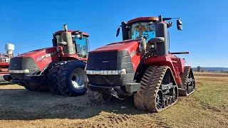Case IH Steiger 540 Quadtrac and 500 Construction Tractors - Cold Start and Walkaround