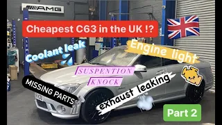 Cheapest, broken Mercedes C63 in the UK part 2. What did we find wrong!?