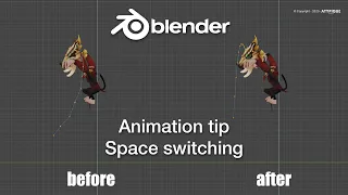Blender animation tip - space switching