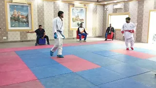 Karate Kumite in the Delhi State Karate championship 2024.