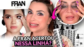 TESTEI A LINHA DE SKINCARE DA FRANCINY ELHKE!!