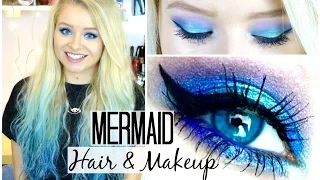 Mermaid Hair and Makeup | sophdoesnails