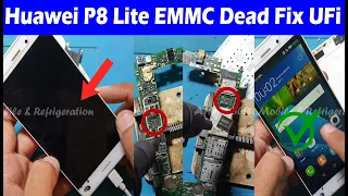 Huawei P8 Lite (ALE-L21) Dead Only Red Light EMMC Dead Boot Repair UFi