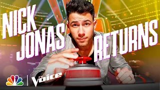 The Return of Coach Nick Jonas - The Voice 2021