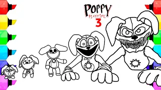 Poppy Playtime Chapter 3 New Coloring Pages / How to Color  EVOLUTION OF DOGDAY BOSSES [NCS MUSIC]