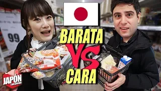 Cesta de la COMPRA BARATA vs CARA en JAPÓN ¿Se nota la diferencia?