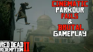 Red Dead Redemption 2 Cinematic Parkour Fails, Euphoria Physics/Ragdolls & Brutal Gameplay