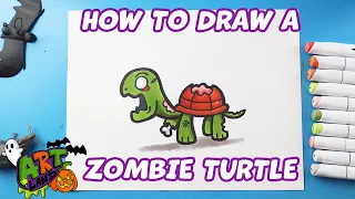 How to Draw a Zombie Turtle