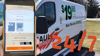 A full tour of U-Haul’s self-service truck rental service U-Haul Truck Share 24/7