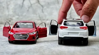 Unboxing of Hyundai Elantra & Hyundai Tucson 1:36 Scale Diecast Models | Adult Hobbies