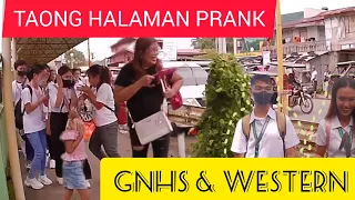 TAONG HALAMAN PRANK: AT GNHS & WESTERN". 😃😁( quezon province).