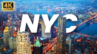 1+ Hour of New York City Drone Footage 4K Video Dolby Atmos