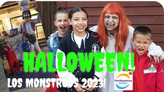 HALLOWEEN 23👻!! Los monstruos de PORT AVENTURA 🎃con los churris !!