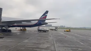 Шереметьево посадка SSJ-100 а/к Россия Москва