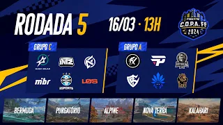 C.O.P.A FF 2024 AO VIVO - Rodada 5 | FREE FIRE ESPORTS BRASIL