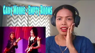 Its MyrnaG REACTS TO Gary Moore - Empty Rooms (HQ). Live in Stockholm 1987.