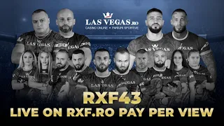 RXF 43 by LasVegas.ro LIVE UNDERCARD