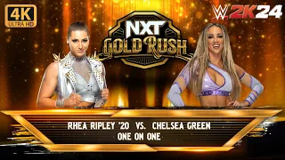 WWE 2K24 - FULL MATCH - Rhea Ripley '20 vs. Chelsea Green: NXT Gold Rush