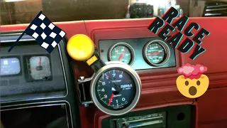 1978 El Camino Project Car Update - Gauges & Race Ready  - Sport Comp AutoMeter + B&M Star Sifter