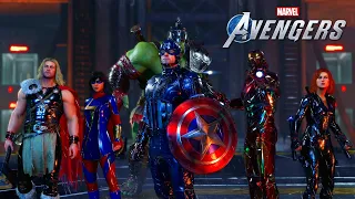 MARVEL'S AVENGERS - ENDGAME EDITION ✪ FULL MOVIE / ALL CUTSCENES【PC | 1080p | 60fps】