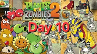 Plants Vs Zombies 2 Ancient Egypt Day 10