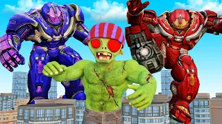 Hulkbuster Robot's Punishment For Evil Zombie - Scary Teacher 3D Mortal Battle