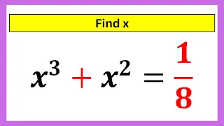 🔴Singapore Math Olympiad | A Nice Exponent Question | Find the Value Of X