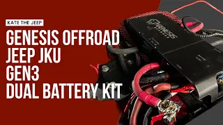 Overland Dual Battery Kit Upgrade from Genesis Offroad