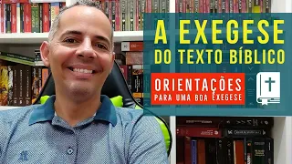 📚 COMO SABER se VOCÊ FEZ uma BOA EXEGESE DA BÍBLIA