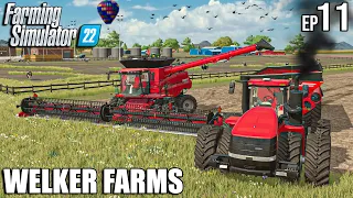 Big HARVESTING Operation with CASE AXIAL-FLOW | Welker Farms | Farming Simulator 22 | Timelapse 11