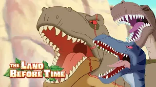 Best Sharptooth Moments! | The Land Before Time | Animated Cartoons For Children