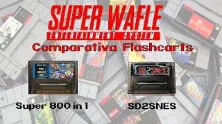 Comparativa Super 800 in 1 y SD2SNES (CHINA) - Super Wafle Entertainment System