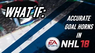 NHL 18: All 31 Authentic Goal Horns and Songs