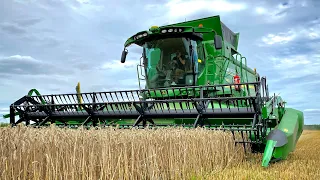 ☆ John Deere T560i ☆ na Testach 📈Żniwa pszenicy 2023 ||Wanicki Agro