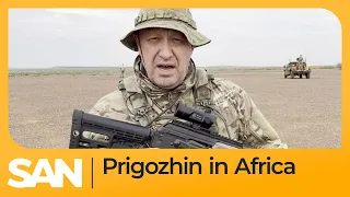 Prigozhin pops up in Africa, Wagner merch educate in Belarus