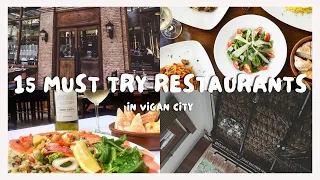 Where to eat in Vigan City (Must try restaurants 2023)