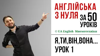 УРОК 1. ЗАЙМЕННИКИ В АНГЛІЙСЬКІЙ МОВІ. АНГЛІЙСЬКА З НУЛЯ АНГЛІЙСЬКА ДЛЯ ПОЧАТКІВЦІВ