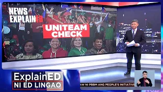 News ExplainED: UniTeam noon at ngayon | Frontline Tonight