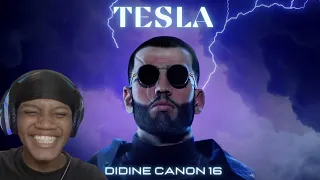 MY FIRST REACTION TO ALGERIAN RAP! 🔥| Didine Canon 16 - Tesla (Official Freestyle Music Video)