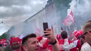 DENMARK FANS - BEST MOMENTS/HIGHLIGHTS : EURO 2020 | ULTRAS NORTH