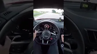 802 HP AUDI R8 V10 PLUS SUPERCHARGED TOP SPEED