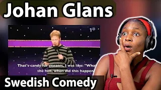 Reaction To Swedish Comedian Johan Glans!