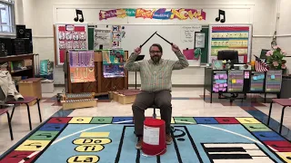 "Happy" Bucket Drum & Backbeat Lesson with Mr. Howell